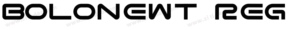 Bolonewt Regular字体转换